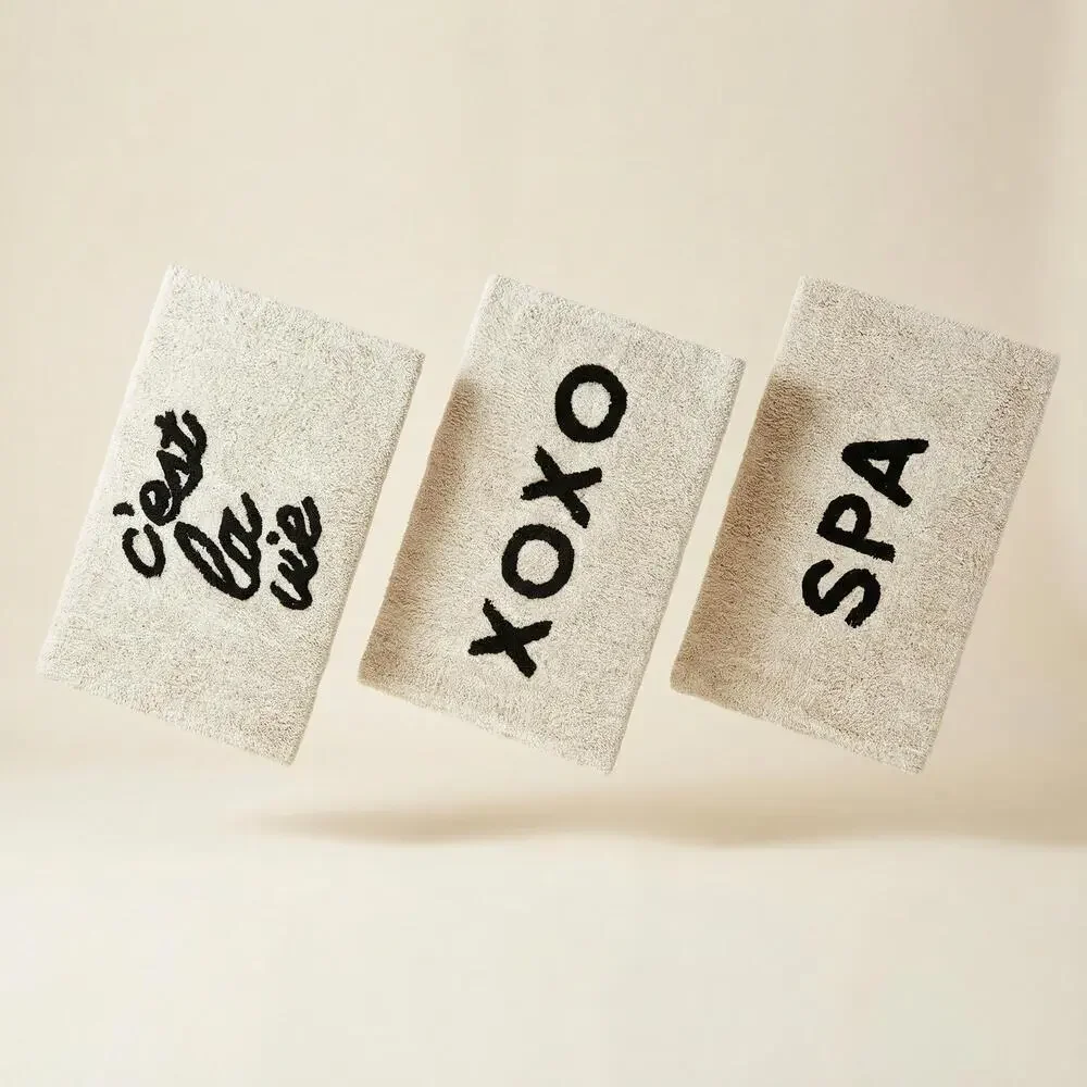 Set of 3 Soft Cotton Bath Mat Bundle | 20